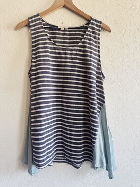 Umgee | stripe flowy tank top | L